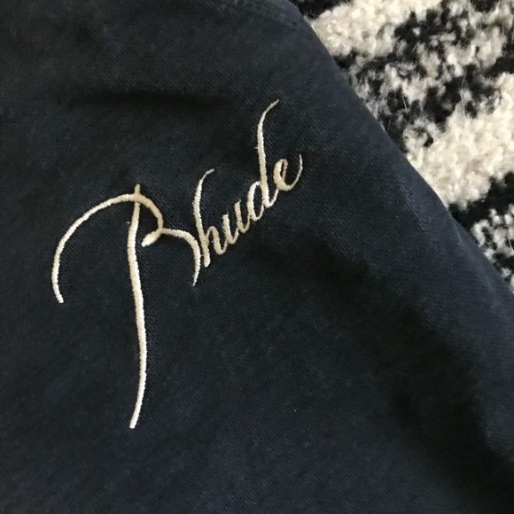 RHUDE JOGGERS BLACK - Picture 2 of 5